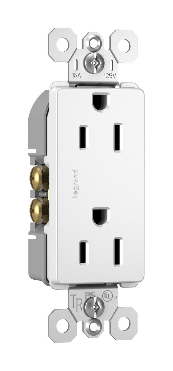 radiant TamperResistant Designer Wall Outlet Legrand