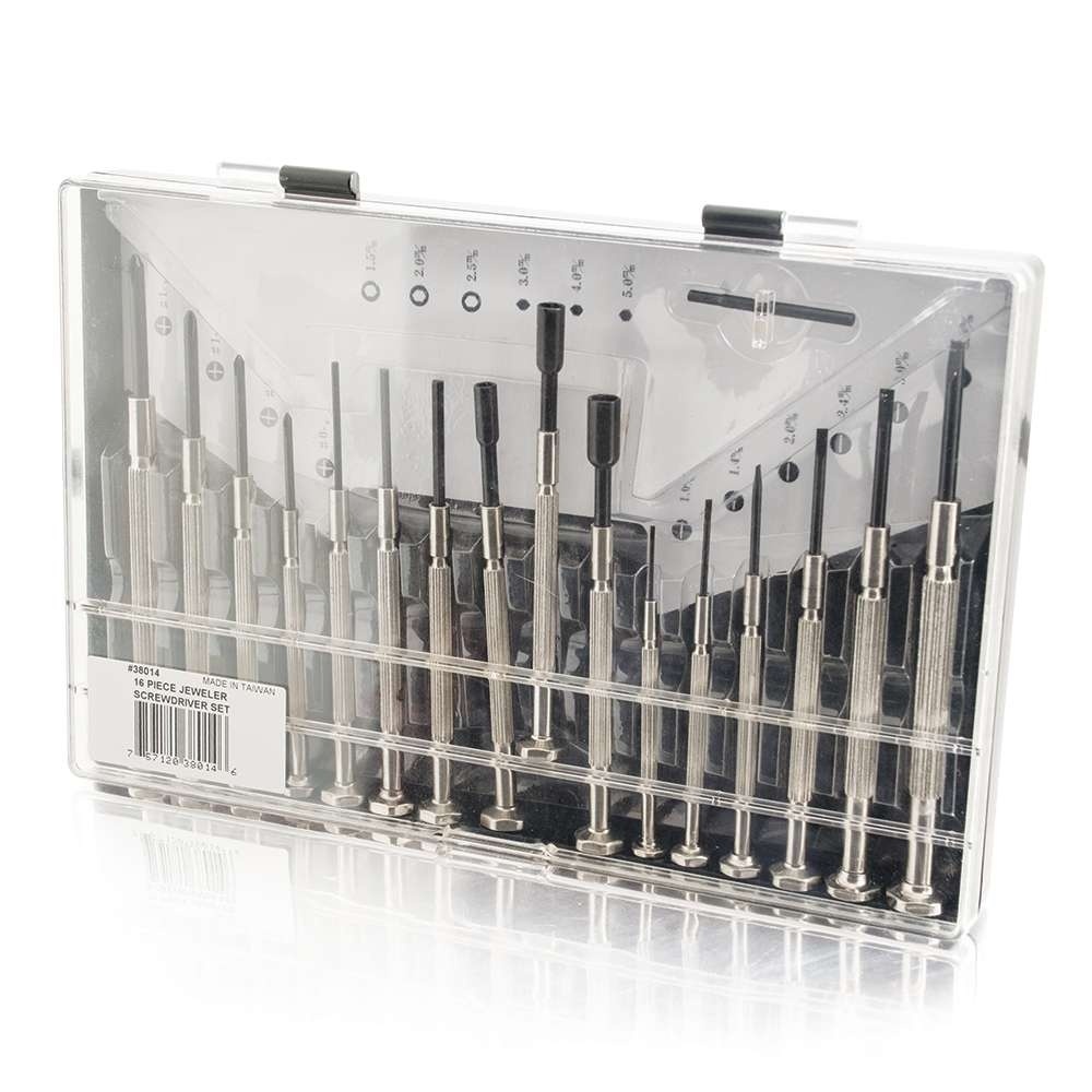 16pc Jeweler Screwdriver Set (TAA Compliant) Tools and Testers