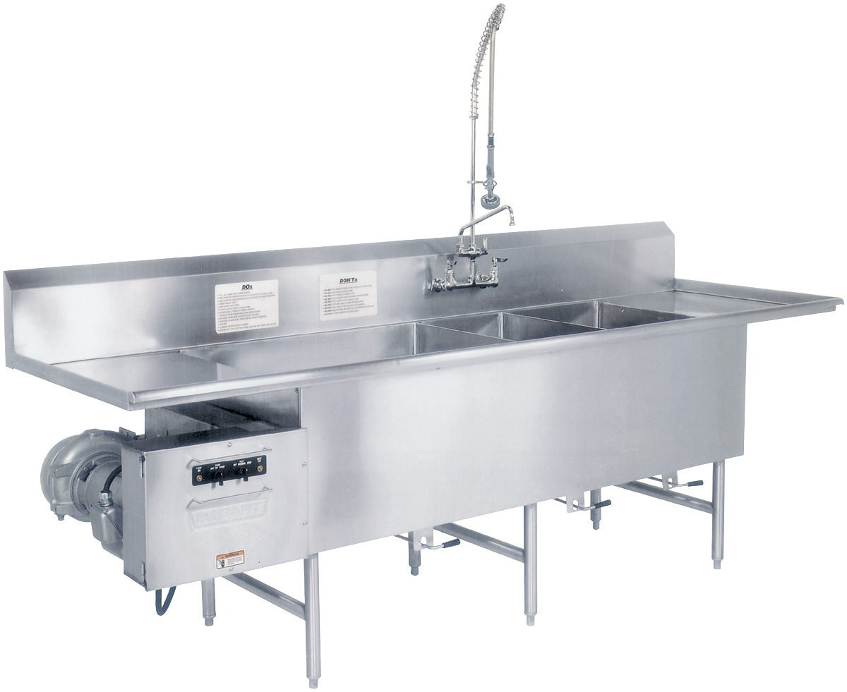 Turbowash II Powered Sink Utensil, Pot & Pan Washers