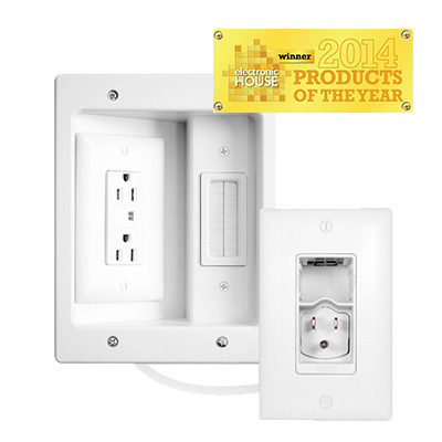 In-Wall TV Power Kit | In-Wall Power & Cable Management | Home Theater