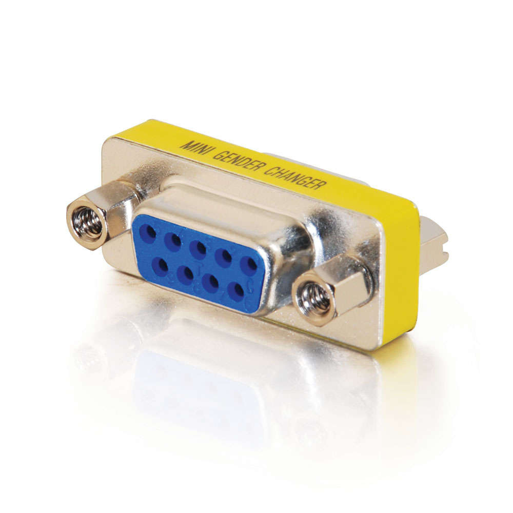DB9 F/F Serial RS232 Mini Gender Changer (Coupler) Serial RS232