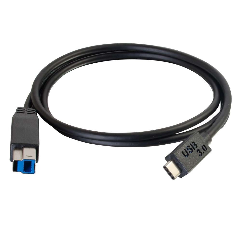 3ft (0.9m) USB 3.0 (USB 3.1 Gen 1) USBC to USBB Cable M/M Black