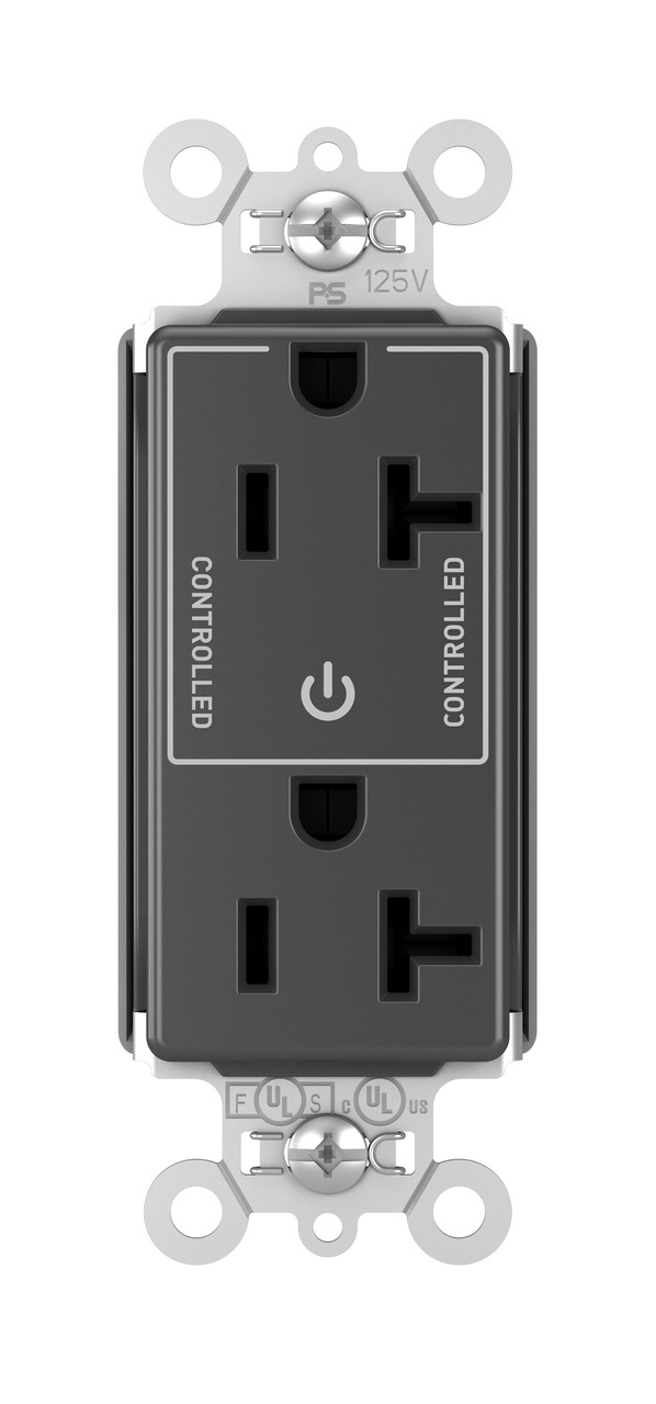 PlugTail® Heavy Duty Spec Grade Plug Load Controllable Receptacle, 20A