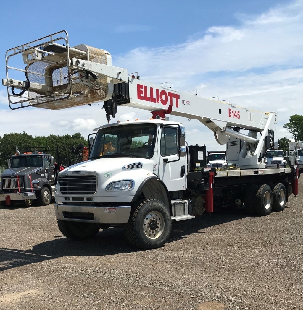 Elliott E145 ELine Aerial Device on 2016 Freightliner M2106 6x6 For