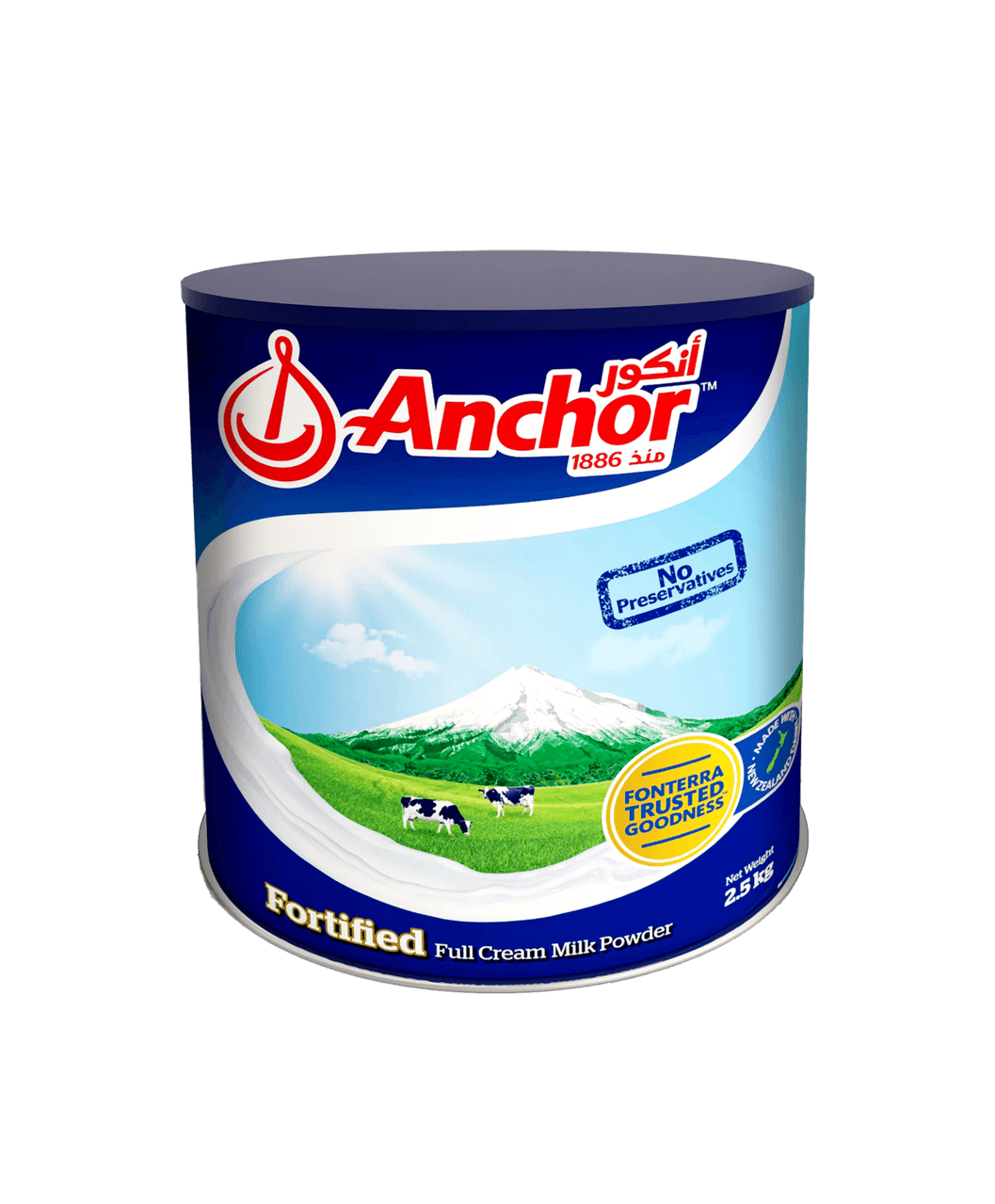 Anchor Fortified Full Cream Milk Powder Can