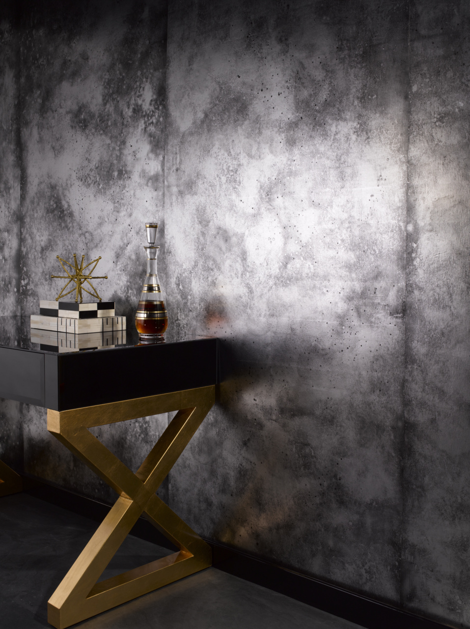 Oxidized Leaf in Ink Phillip Jeffries