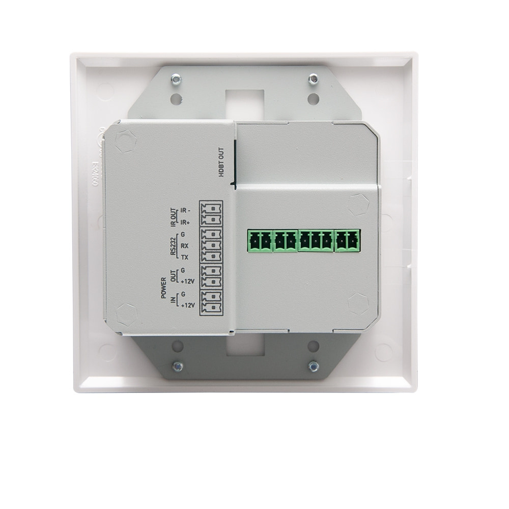 HDMI® HDBaseT + VGA, 3.5mm, RS232, and IR over Cat Extender Dual Gang