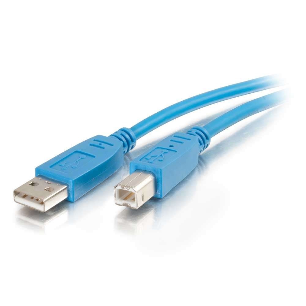 6.6ft (2m) USB 2.0 A/B Cable Multipack (5-Pack) - Multi-Color | USB 2.0