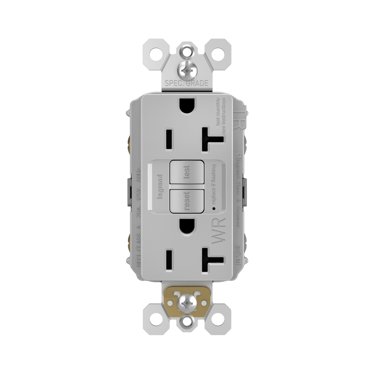 radiant 20A Outdoor SelfTest GFCI Outlet (NAFTA)