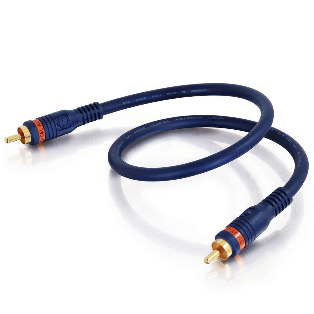1.5ft (0.46m) Velocity™ S/PDIF Digital Audio Coax Cable Audio Cables