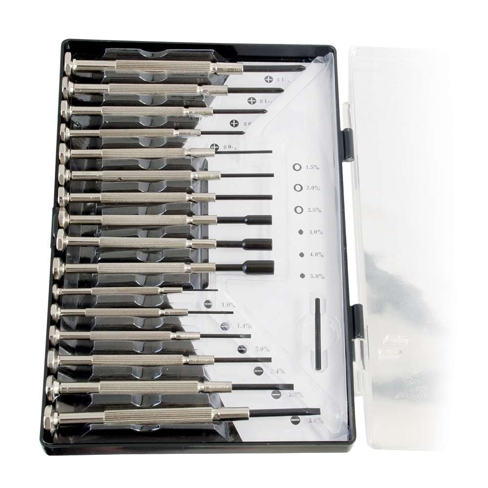 16pc Jeweler Screwdriver Set (TAA Compliant) Tools and Testers