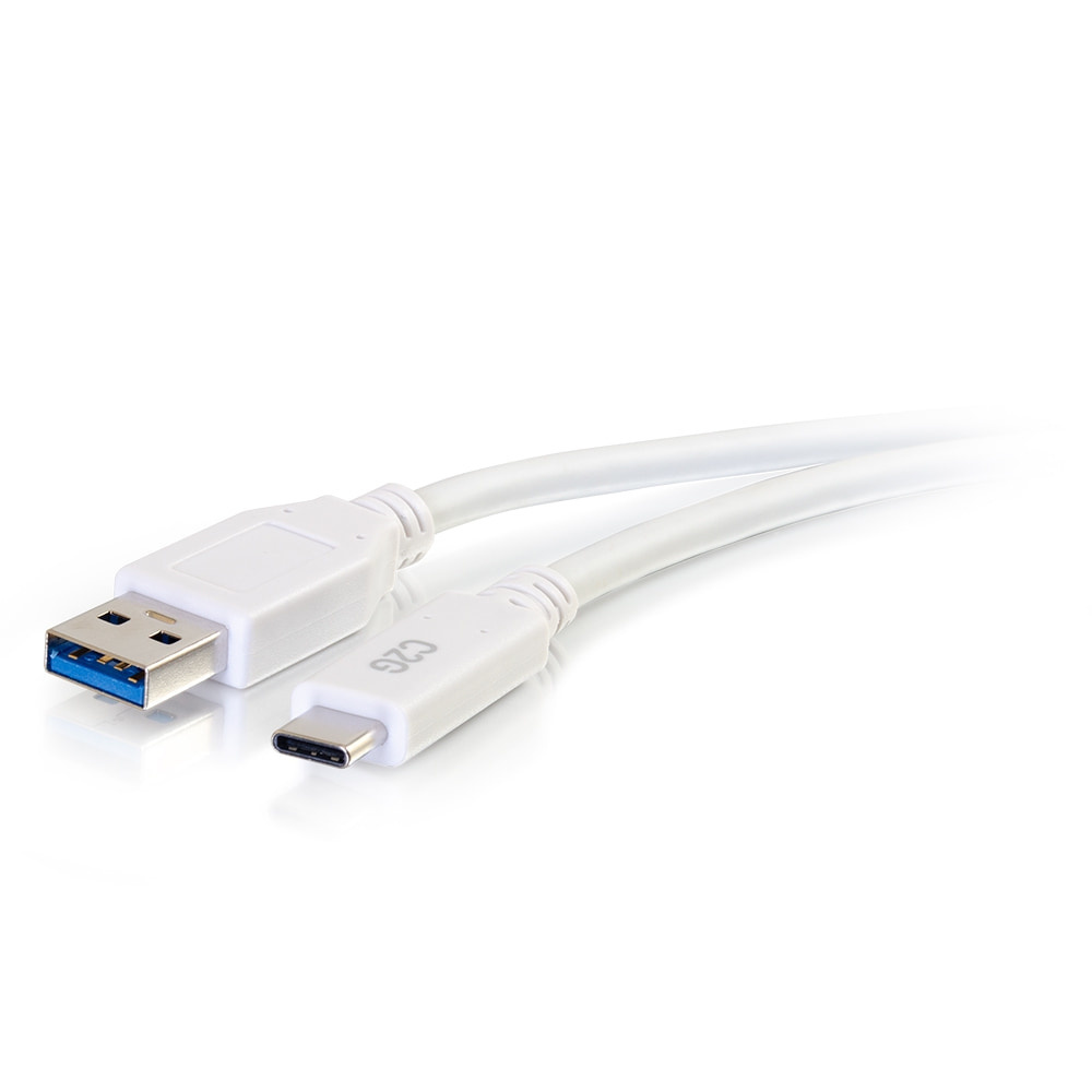 10ft (3m) USBC® to USBA SuperSpeed USB 5Gbps Cable M/M White