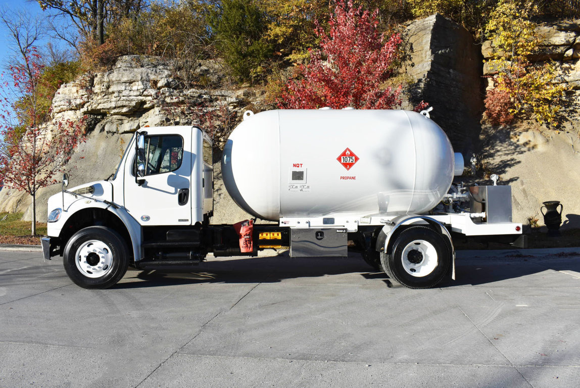 National Butane Gas 3000 Bulk Propane Delivery on 2010 Freightliner