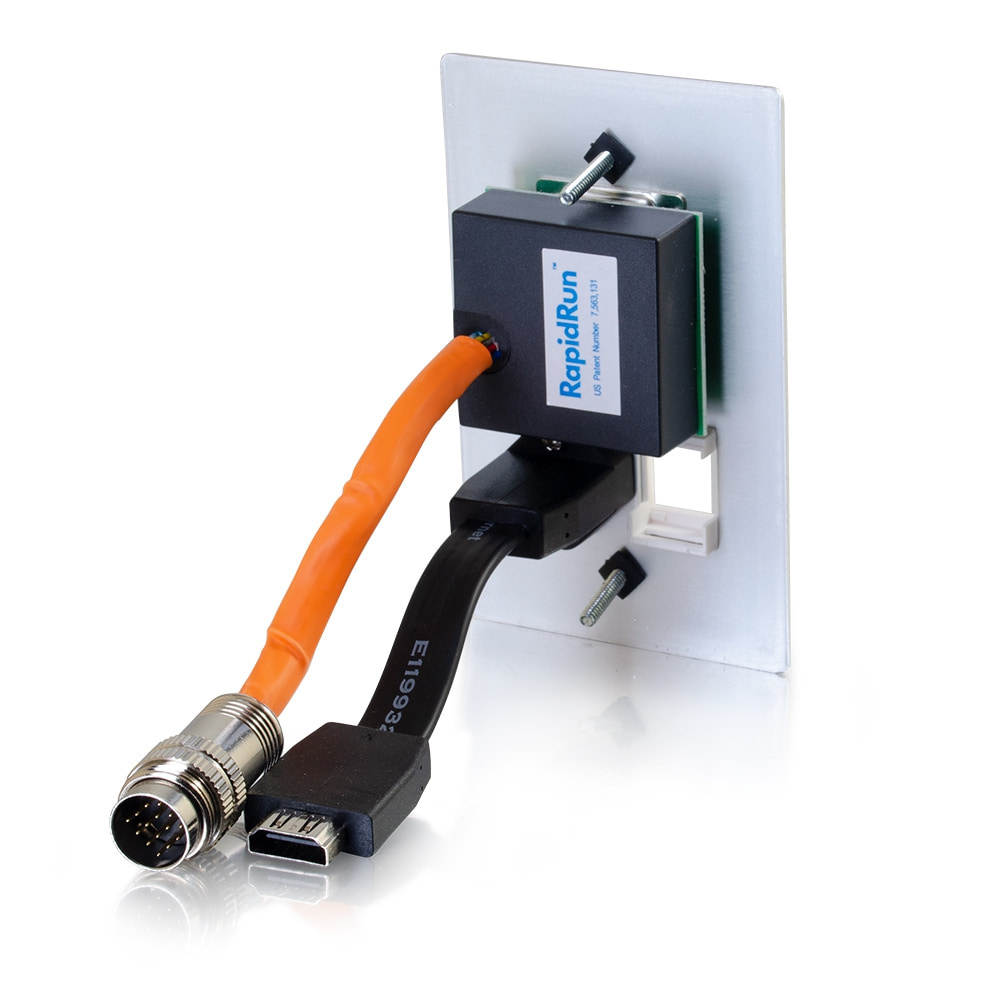 RapidRun VGA + 3.5mm With HDMI Pass Through And One Keystone Single