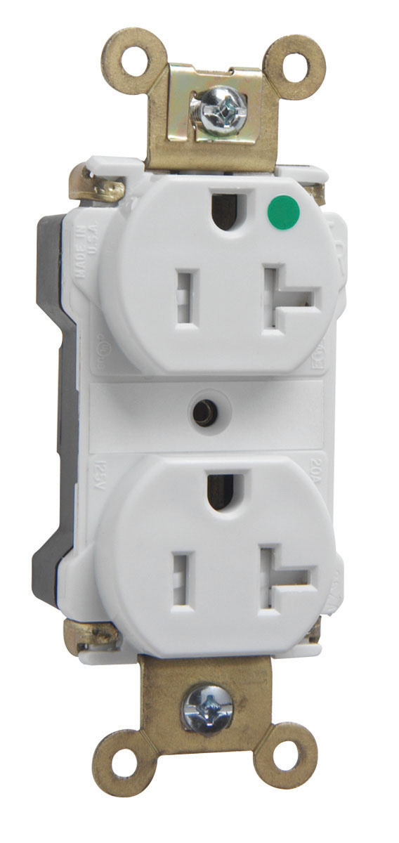 PlugTail® Extra HeavyDuty Hospital Grade TamperResistant Receptacles