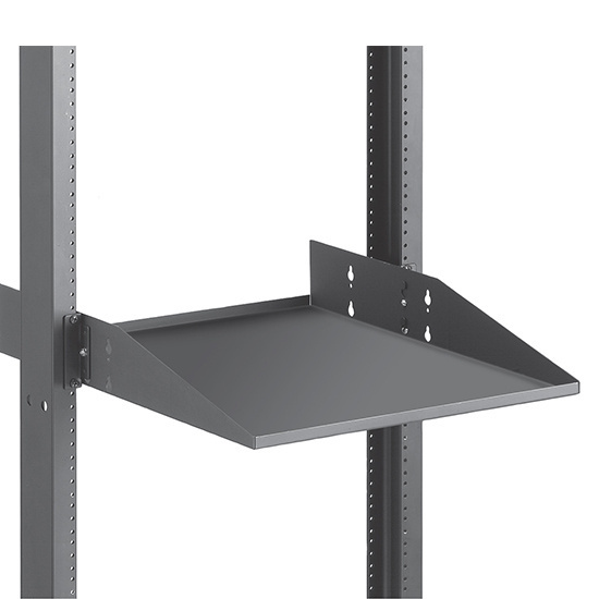 Equipment Shelf Solid 19 in Mounting 21.75 in D Shelves, Filler