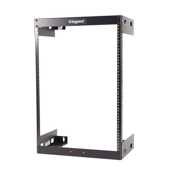 30U Wall Mount Open Frame Rack 18in Deep (TAA Compliant) Standard EIA Racks and Wall Mount