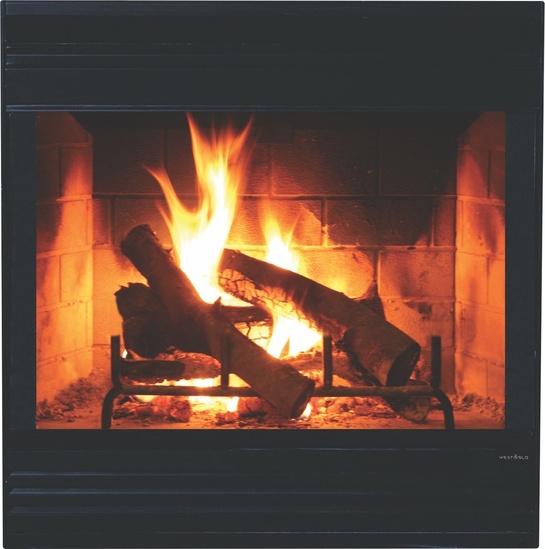 Exclaim Indoor Wood Fireplace Heat & Glo