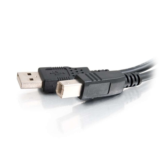 6.6ft (2m) USB 2.0 A/B Cable Black USB 2.0 Cables USB Cables