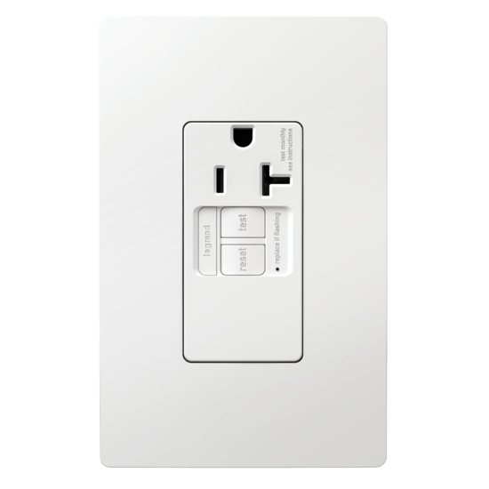 radiant 15A SelfTest Sensitive Appliance GFCI Outlet