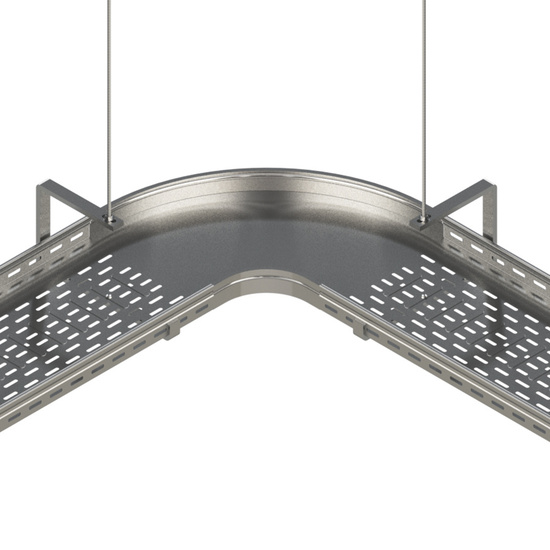 Vtrough Center Hanger 300 BLACK Trough Trays Cable Tray and Reels