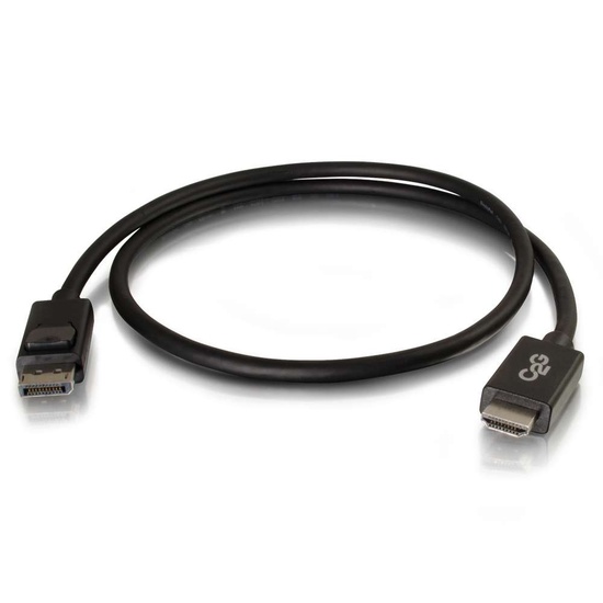 6ft (1.8m) DisplayPort™ Male to HDMI® Male Adapter Cable Black