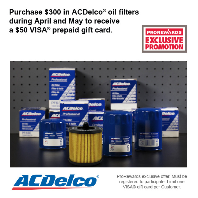 ACDelco Filters Promotion