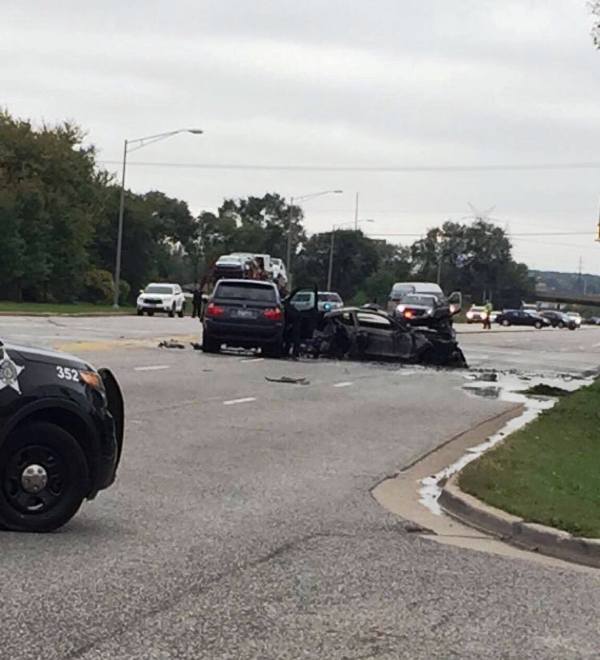 1 Person Severely Burned in Fiery Oak Lawn 6Car Crash Oak Lawn, IL Patch