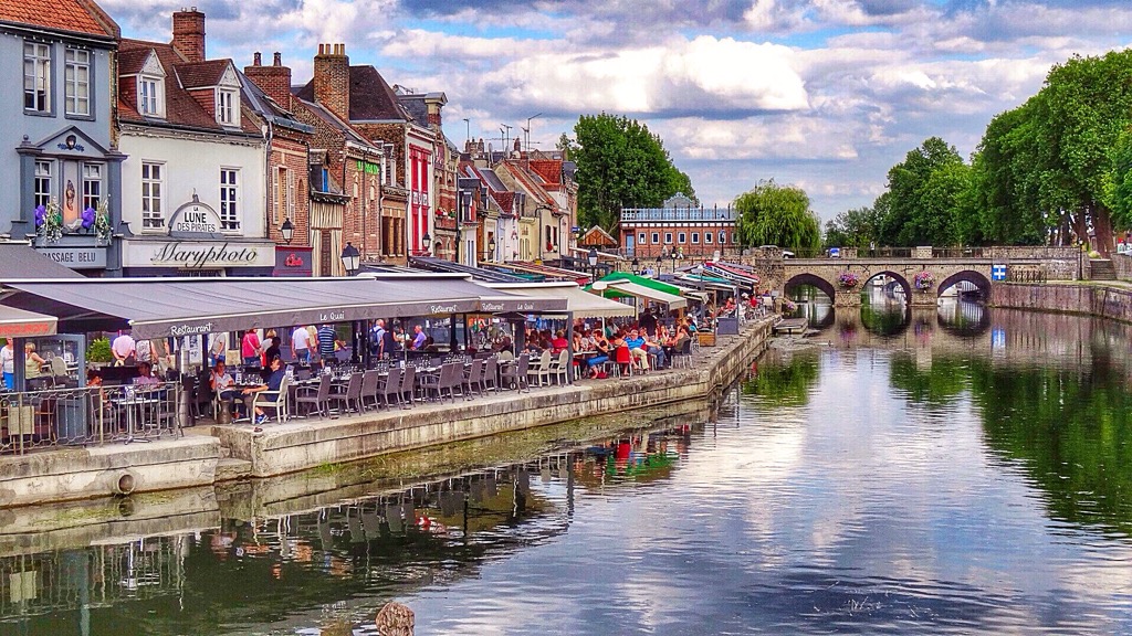 Amiens, Picardie, France. photography hdr river picardi...