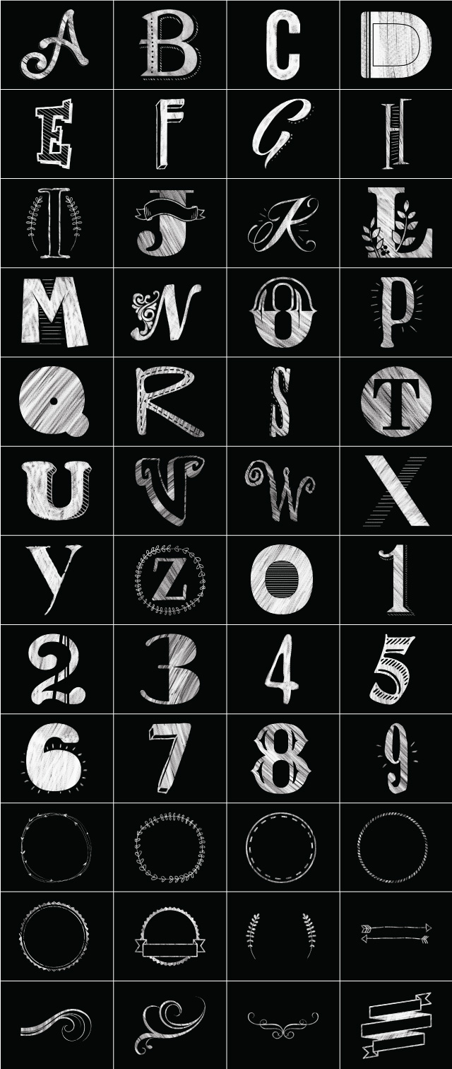 Download our Blackboard Alphabet Clipart Package Create + Discover