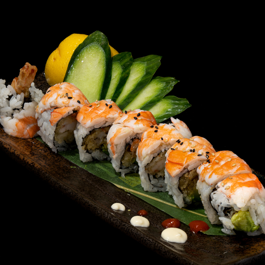 125. Tiger Roll (8 pcs) Ginza Sushi