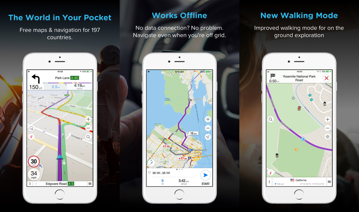 5 free offline maps for Android and iOS without data