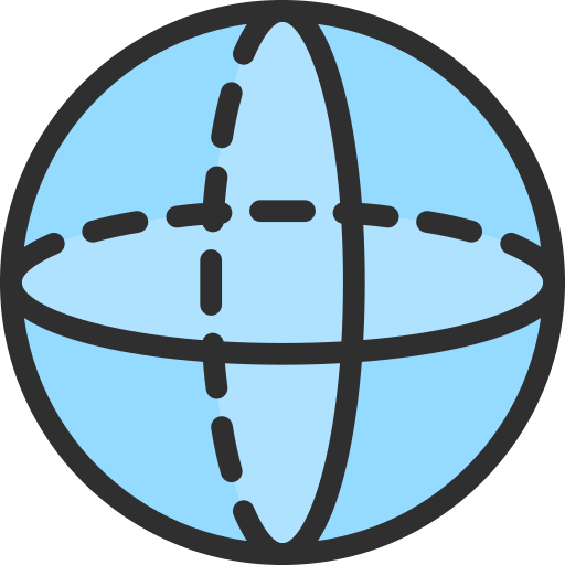 Circle, isometric, object, shape, sphere icon