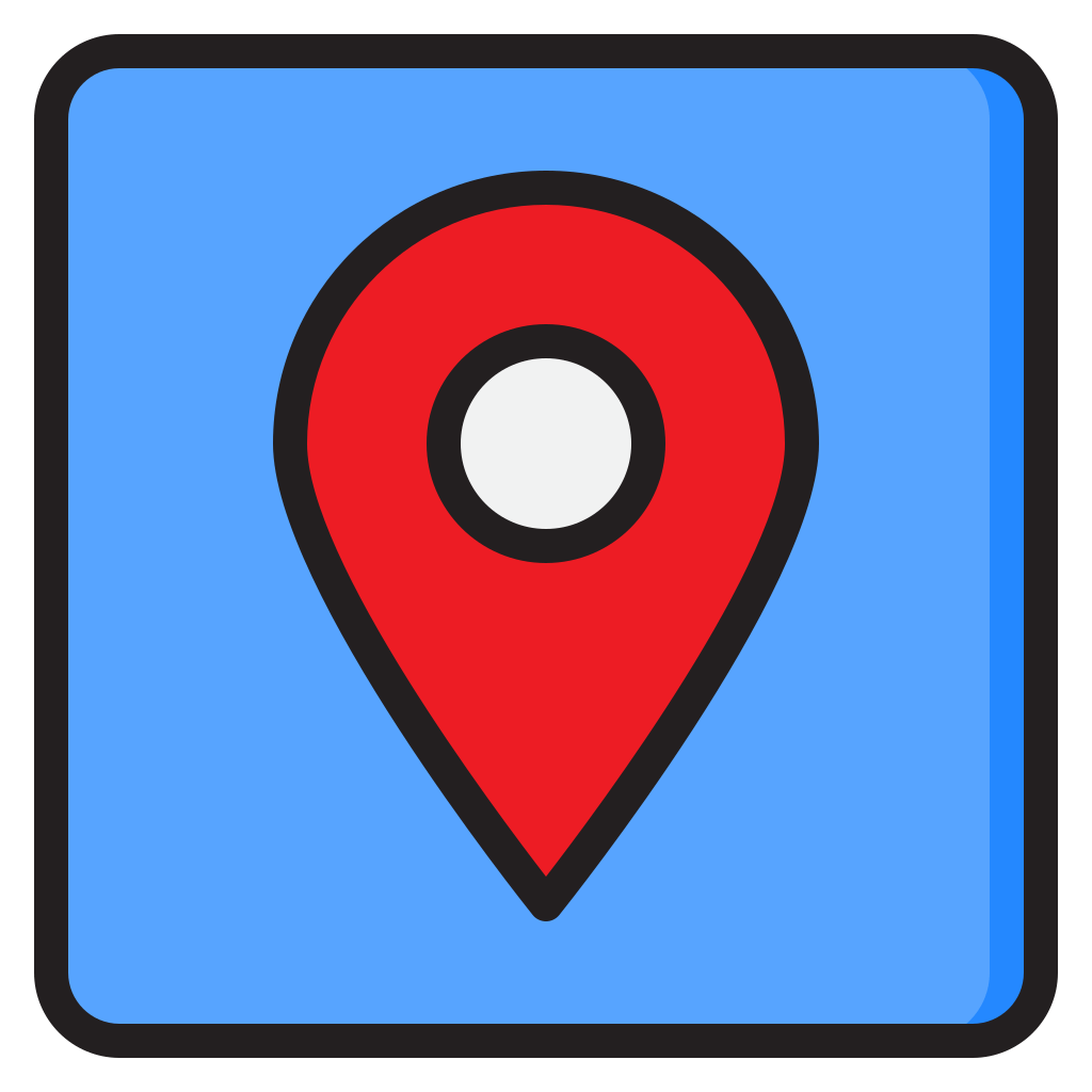 Location, arrow, direction, button, pointer icon Download on Iconfinder
