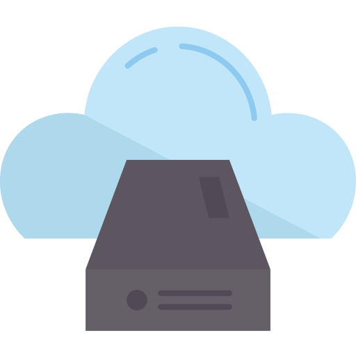 Cloud, server, storage, processor, backup icon Download on Iconfinder