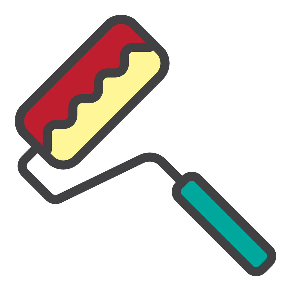Paint, roller, brush, tool icon Download on Iconfinder
