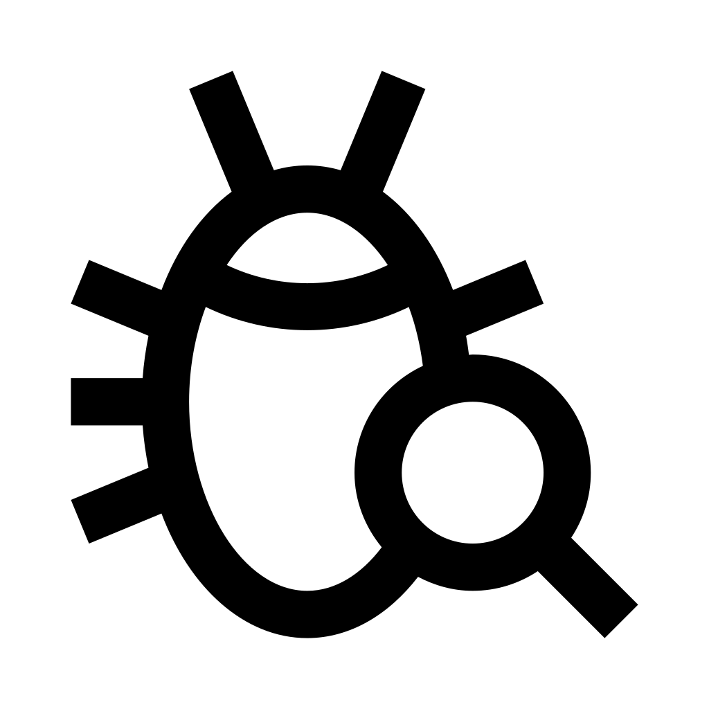 Bug, find, insect, qa, search, testing, virus icon Download on Iconfinder