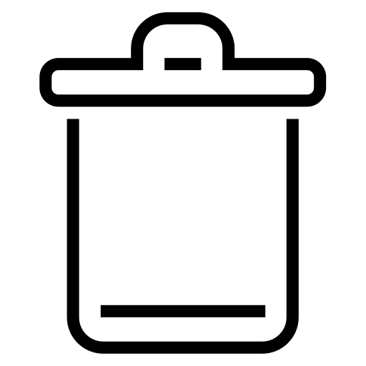 Bin, empty, recycle, recycle bin icon