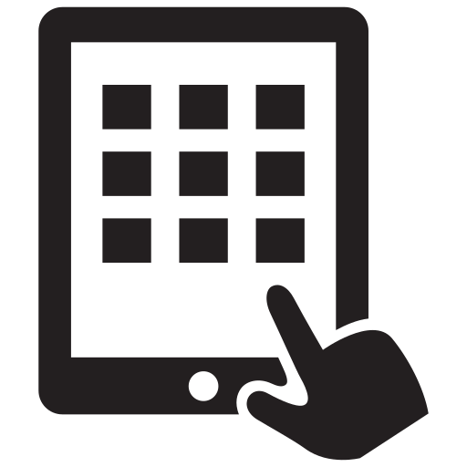 Ipad, tablet, touch icon