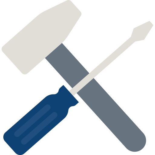 Hammer, screwdriver, repair, wrench, equipment, setting tools icon Download on Iconfinder