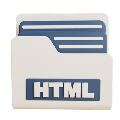 Html, file, folder, extension, data, code, archive icon Download on