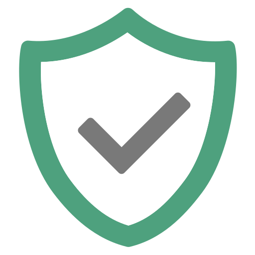 Checked, ok, protected, protection, safety, secure, secured icon