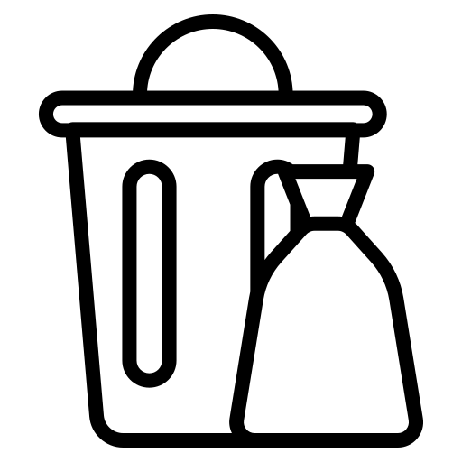 Garbage, recycle bin, trash, recycle, can, waste, rubbish icon