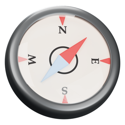 Compass, direction, location, navigation, map 3D illustration Download on Iconfinder