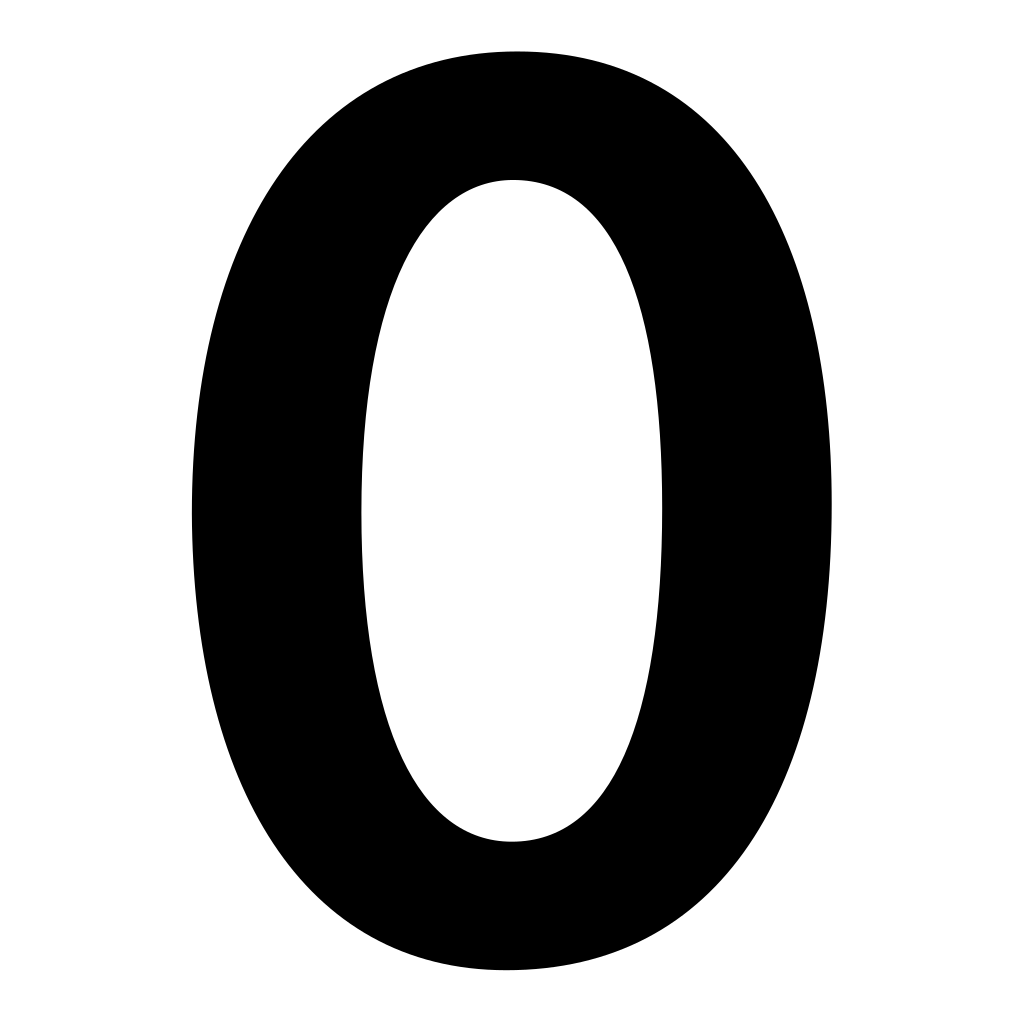 0, zero, null icon Download on Iconfinder on Iconfinder