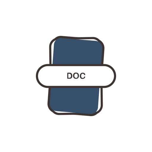 Doc, microsoft word, ms word, office, work icon
