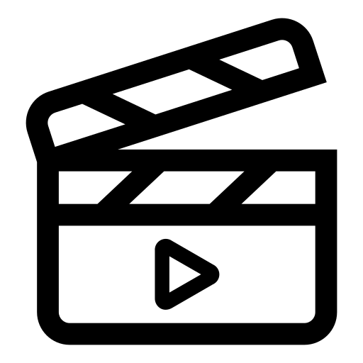 Action, film, movie, video icon