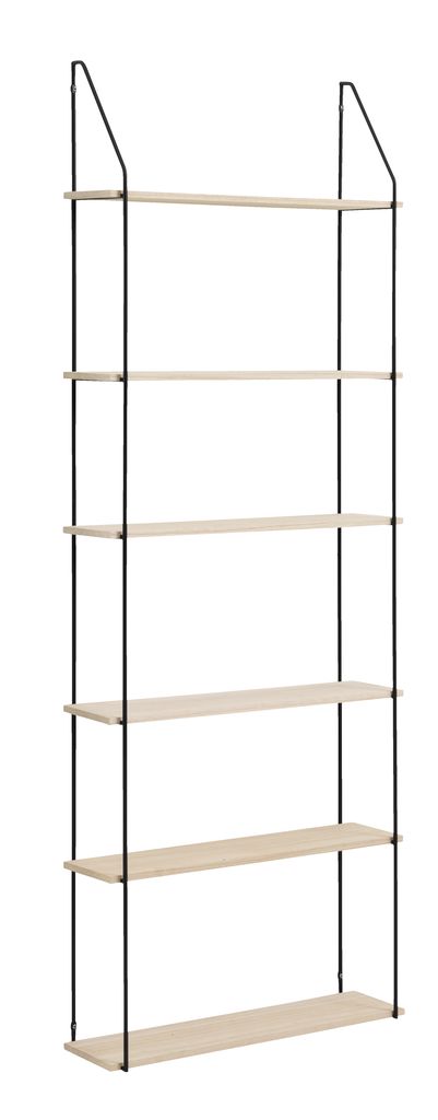 jysk hyllor förvaring Vägghylla Hejlsminde H176 Svart/Natur | Jysk