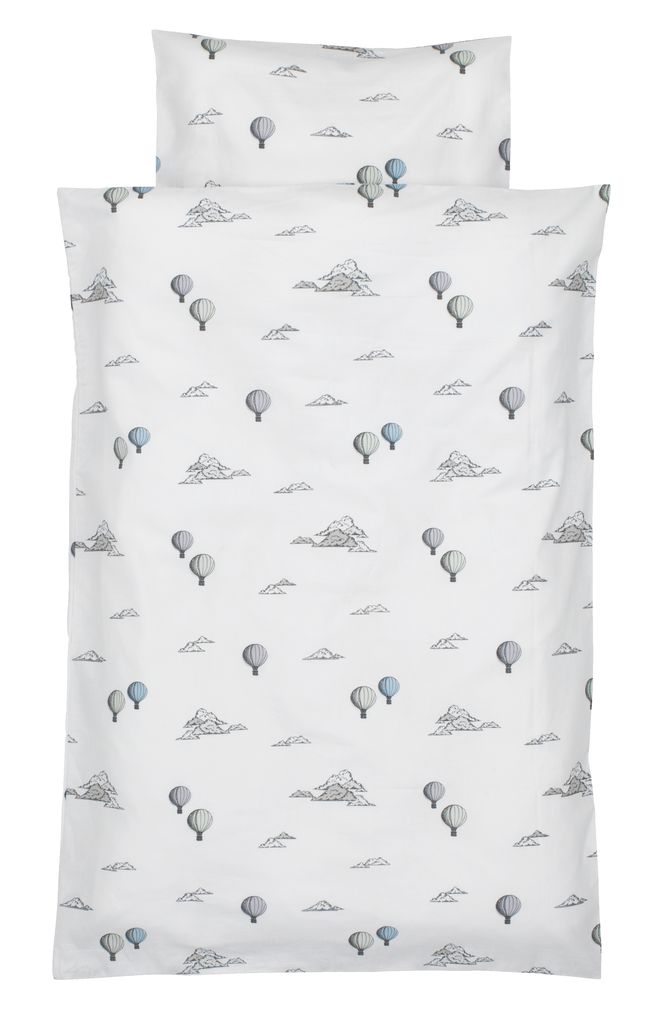 Duvet cover set LIV Baby white/purple JYSK