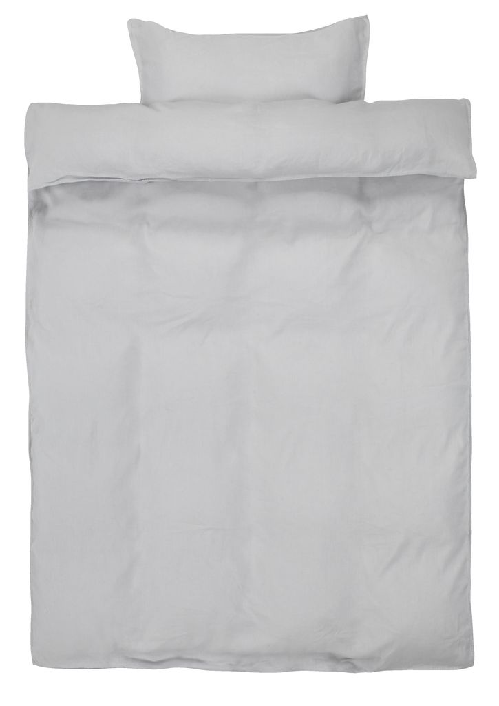 linnelakan jysk Påslakanset Linea Linne 150X210 Ljusgrå | Jysk